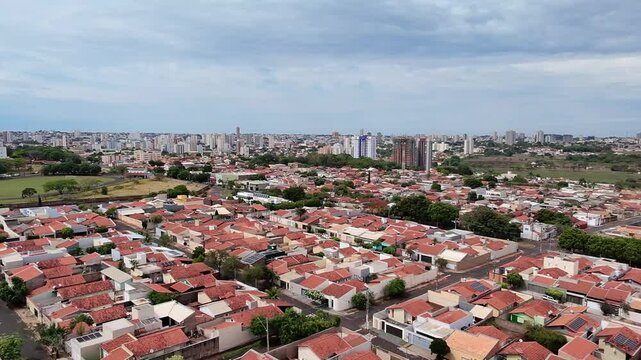 Vista a&eacute;rea dos Bairros Tancredo Neves e Jardim Esp&iacute;rito Santo em Uberaba, Minas Gerais
