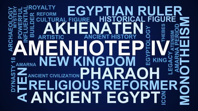 Amenhotep Iv Word Cloud