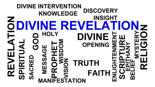 Divine Revelation Word Cloud