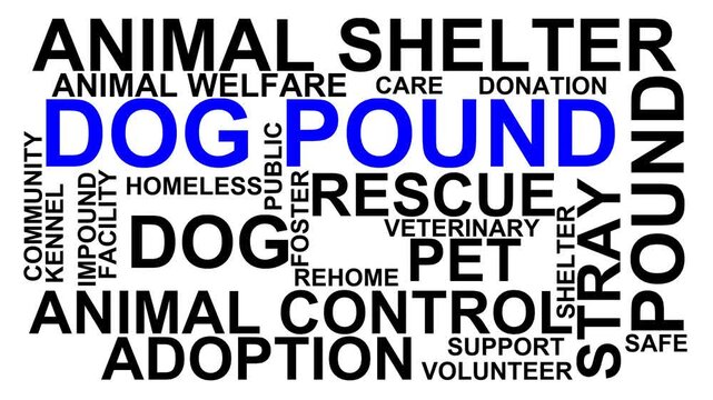 Dog Pound Word Cloud