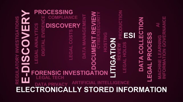 E-Discovery Word Cloud