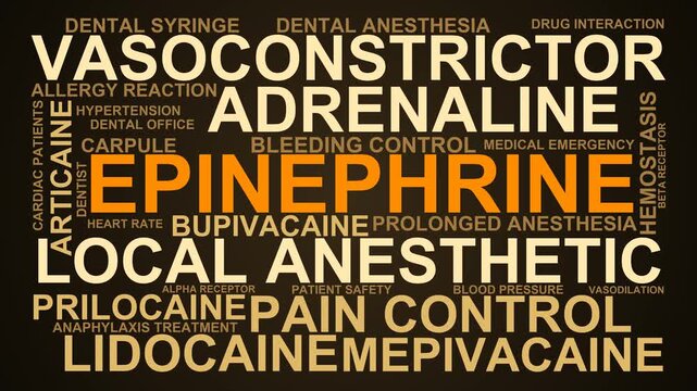 Epinephrine Word Cloud