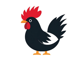 Fototapeta premium Whole Chicken and Chicken Parts Vector Set
