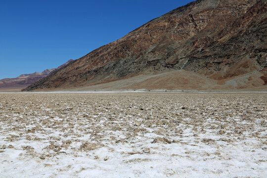 Badwatwr Basin surface - Death Valley National Park, California