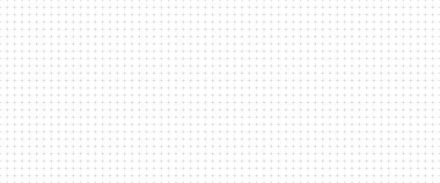 Black Blueprint seamless bg grid marks overlay. Grid for motion graphic, VFX tracking markers and video effects. Printable backdrop sheet. Dots, lines, cross on paper sheet. Vector illustration