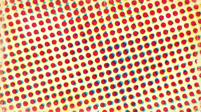 Colorful halftone dot retro pattern background