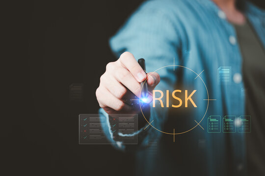 Risk manager evaluates corporate risk assessment ,compliance controls digital analytics, strengthening governance, audit readiness, cybersecurity, operational resilience for enterprise strategy.