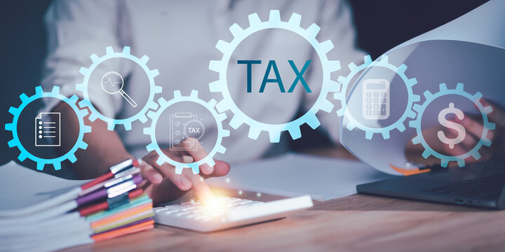 Tax accountant manages tax planning and compliance by reviewing financial records, calculating deductions, preparing returns, and supporting accurate filing, accounting, audit, financial management.