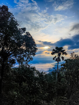 LERKWADOR Mountain or Mountain of Faith view at Mae Wa Luang, Tha Song Yang District, Tak, Thailand