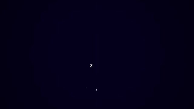 A very dark navy blue background with subtle gradients and a faint glow contains two instances of the letter Z one larger and centered and another smaller and positioned below it creating a