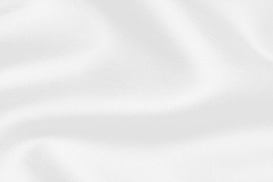 White fabric texture for background and design, beautiful pattern of silk or linen.