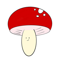 cartoon mushroom  © Nesya Monica