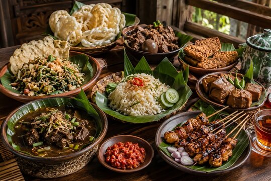 Authentic Flavors of Java: A Traditional Indonesian Food Feast
