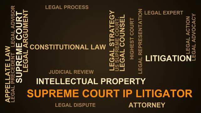 Supreme Court Ip Litigator Word Cloud