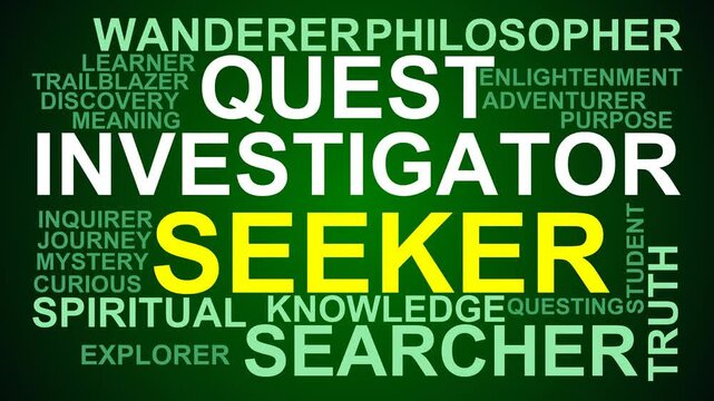 Seeker Word Cloud