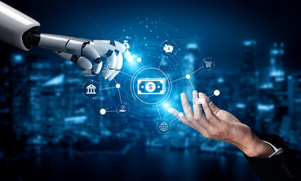 An AI assistant manages a fintech platform for digital banking. This smart system facilitates secure global payments and optimizes online financial transactions for users. Fermion