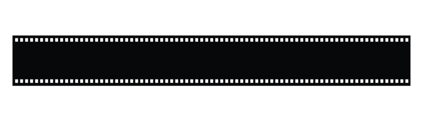Fototapeta premium Film strip icon simple design. Film strip icon vector silhouette. photo and videos for camera. Realistic film strip. Vector illustration.