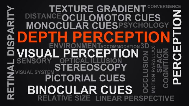 Depth Perception Word Cloud