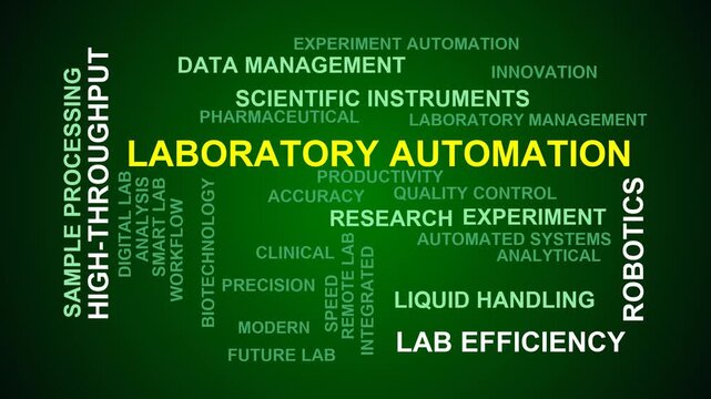 Laboratory Automation Word Cloud