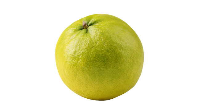 Fresh whole bael fruit with realistic texture and clean edges, isolated PNG on transparent background