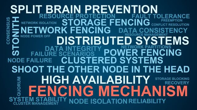 Fencing Mechanism Word Cloud