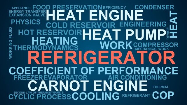 Refrigerator Word Cloud