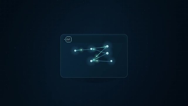 Blockchain Technology Verification Process on a Futuristic Digital Card Interface Symbolizing Secure Data Connections and Smart Contract Validation in a Network System