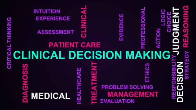 Clinical Decision Making Word Cloud