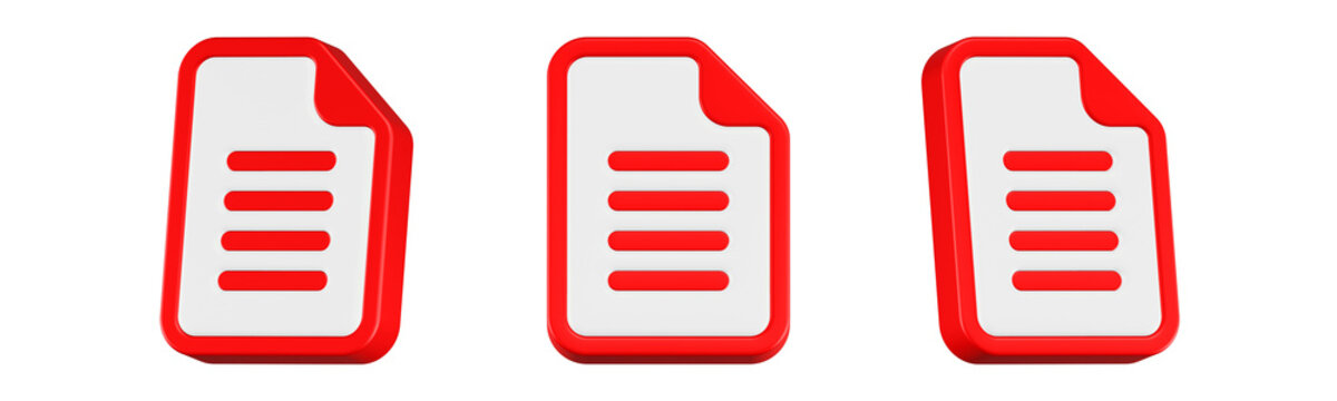 file icon 3d render design
