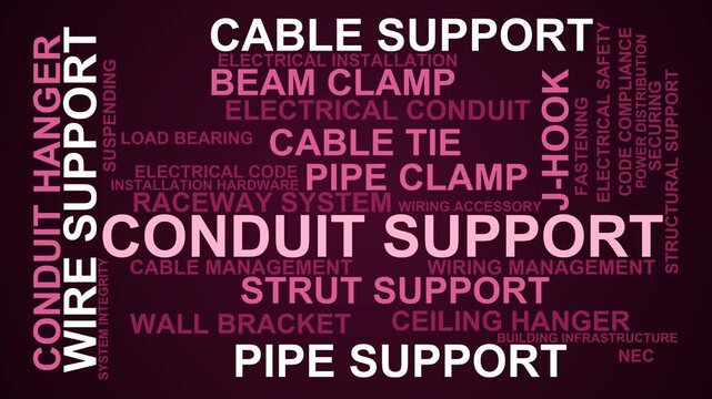 Conduit Support Word Cloud