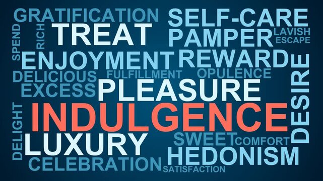 Indulgence Word Cloud