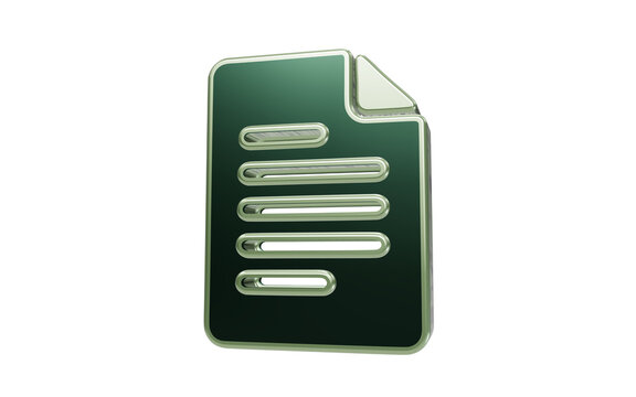 Document Icon: A sleek, stylized icon representing a document or a report, with lines of text and a folded corner, signifying information, data, or official records.