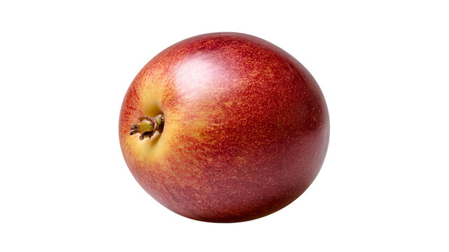 Fresh whole nance fruit with realistic texture and clean edges, isolated PNG on transparent background