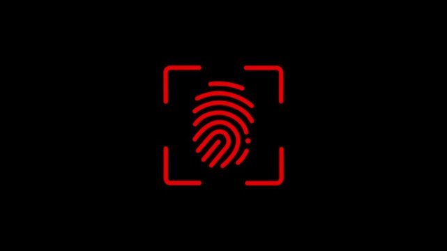 Animation of data processing and qr code Scanning the QR code icon , and receives tons of information in letters, digits, specific signs, in the white background