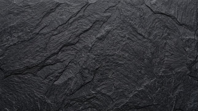 Dark grey slate stone background texture with natural pattern
