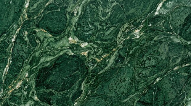 Luxury dark green marble texture background with elegant white veins