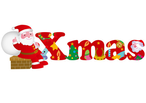 クリスマスのタイポグラフィ
