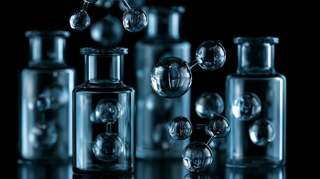 Innovative transparent peptide molecules used in biotechnology for anti aging skincare solutions