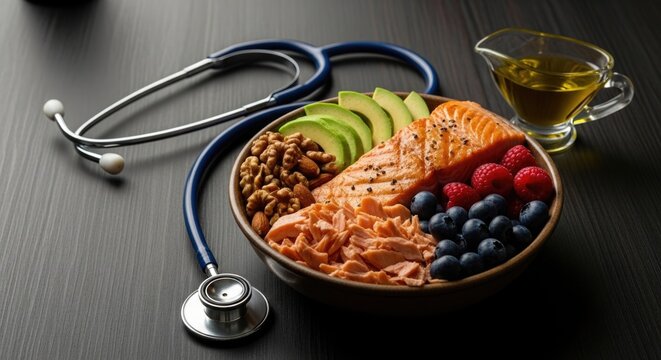 Heart health support, nutrition for prevention of disease, healthy eating for treatment, medical consultation for well-being, dietary recommendations