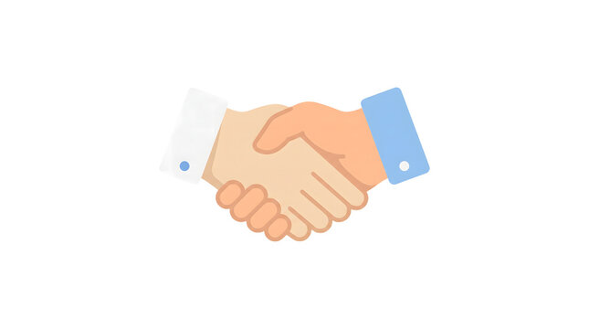Handshake Icon - Business Agreement Deal Partnership Vector