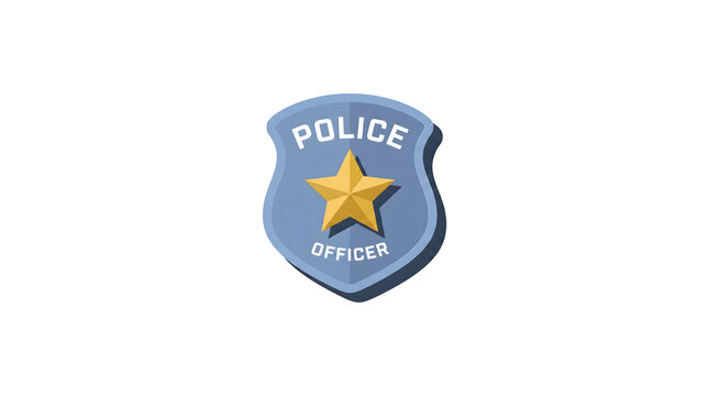 Police Officer Badge Shield Icon