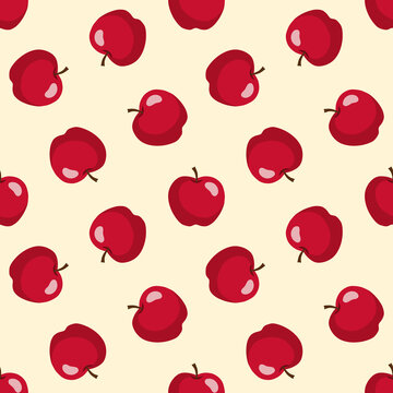 apple seamless pattern