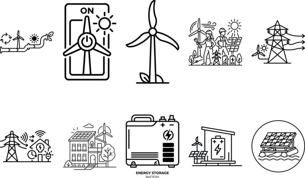 Flat design modern vector icon set for web and mobile app UI development and digital interfaces