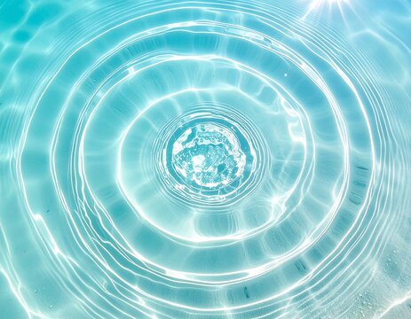 blue water ripples