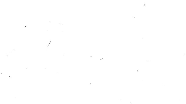 film grain effects vintage film noise overlay. Old films noise overlay with film scratches and dust, 4k stock videos. vintage black film grain texture retro grunge background. 