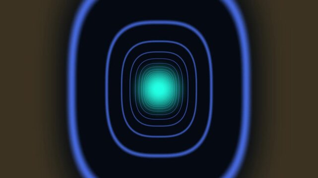 Abstract tunnel depth indicator featuring vibrant neon visuals. This footage showcases a dynamic representation of depth perception in a tunnel like environment, perfect for creative projects