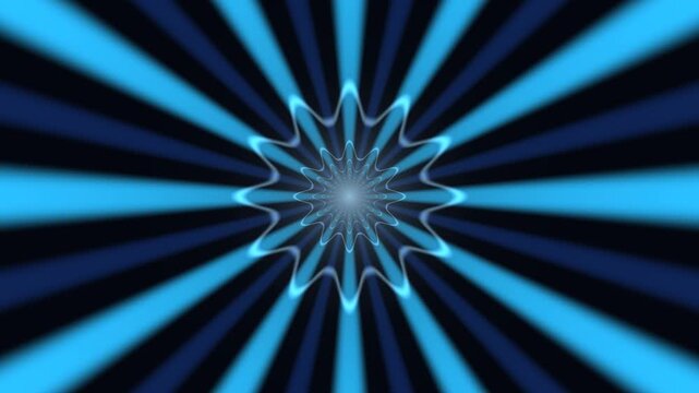 Electric blue space portal background featuring vibrant colors and cosmic elements. Ideal for sci fi themes, animations, and visual effects in various media