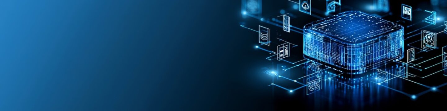 Dynamic digital transformation concept showcasing cloud based erp system integration and workflow automation