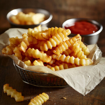 crinkle cut fries