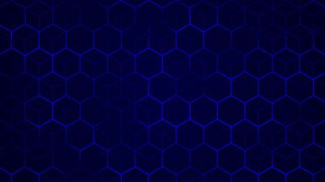 abstract background hexagon line pattern futuristic technology illustration modern style design